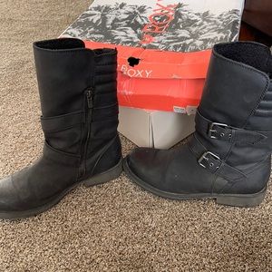 Roxy moto boots size 9 1/2